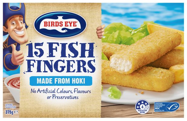 Birds Eye Fish Fingers new packaging 