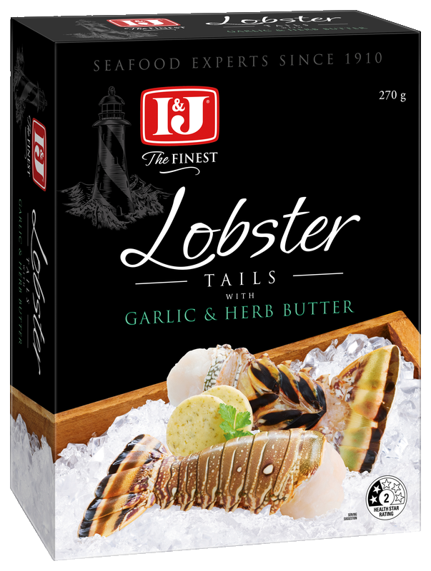 12564 - lobster tails with garlic and herb butter