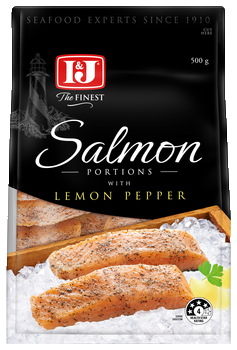 Salmon lemon pepper