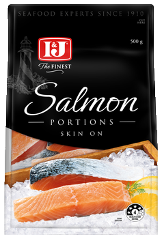 Salmon Skin on