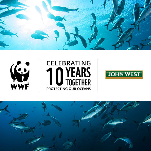 John West x WWF 10-year partnership