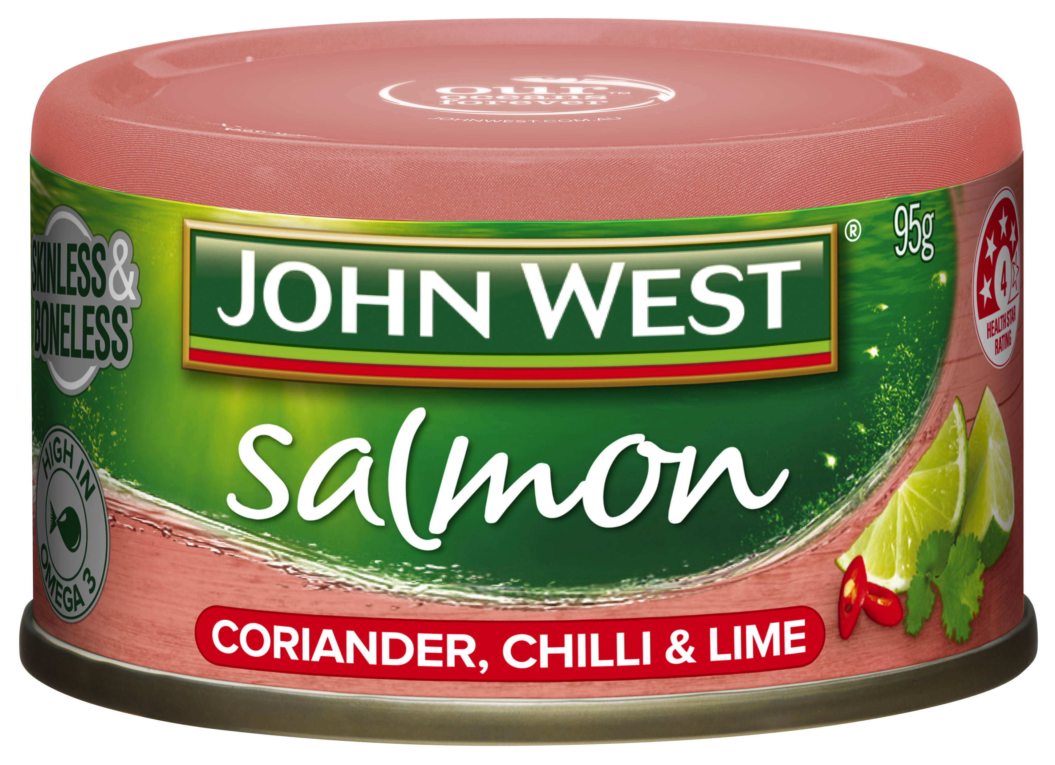 JW Salmon tempter coriander chilli lime 95g